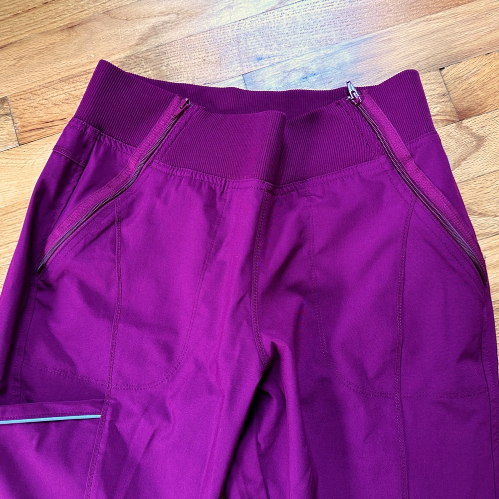 Maroon Scrub Joggers